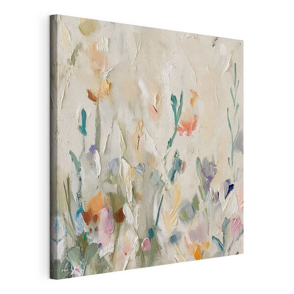 Tableaux Peinture représentant des fleurs sur un fond blanc