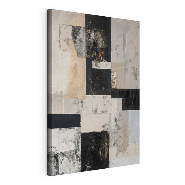 Œuvre d'art en noir et blanc Tableaux Œuvre d'art en noir et blanc