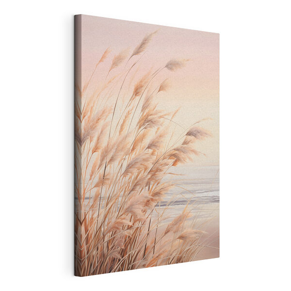 Des herbes douces qui ondulent au coucher du soleil Tableaux Des herbes douces qui ondulent au coucher du soleil