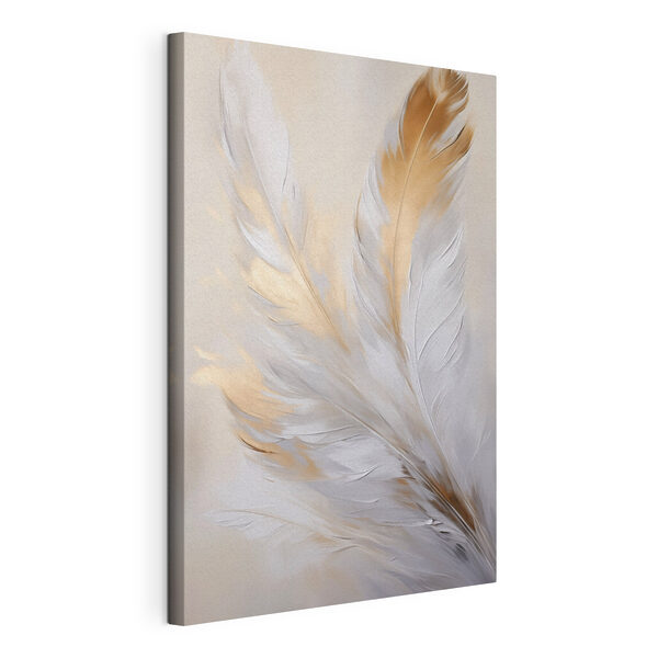 Tableaux Les plumes virevoltent dans la douce lumière
