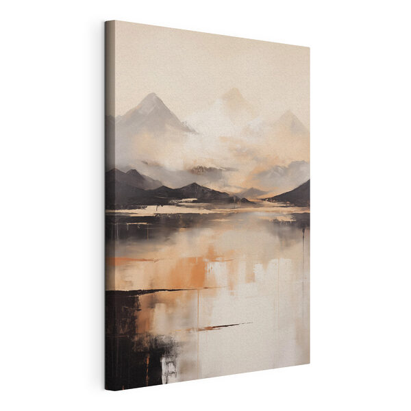 Peinture représentant des montagnes et de l'eau Tableaux Peinture représentant des montagnes et de l'eau