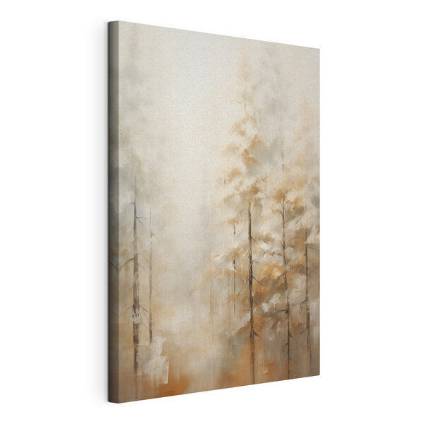 Peinture représentant des arbres dans le brouillard Tableaux Peinture représentant des arbres dans le brouillard