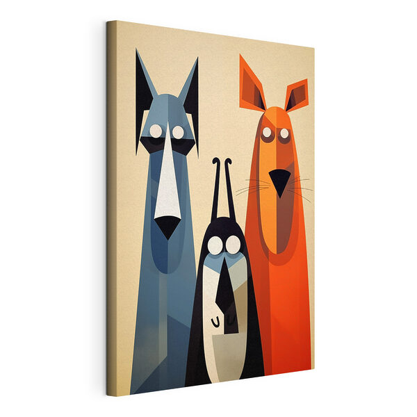 Groupe d'animaux de dessins animés Tableaux Groupe d'animaux de dessins animés
