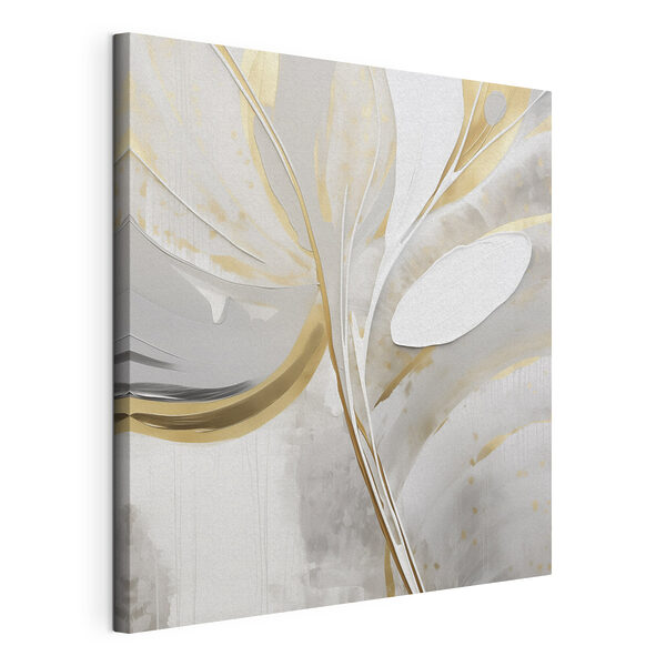 Tableaux Des feuilles élégantes dans une palette de couleurs douces