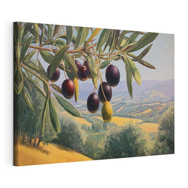 Peinture représentant un arbre chargé de fruits Tableaux Peinture représentant un arbre chargé de fruits