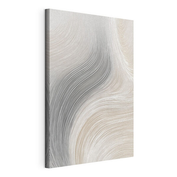 Des lignes fluides dans des tons doux et discrets Tableaux Des lignes fluides dans des tons doux et discrets