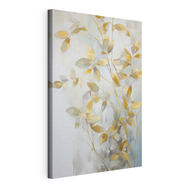 Peinture représentant une branche avec des feuilles Tableaux Peinture représentant une branche avec des feuilles