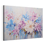 Tableaux Peinture représentant des fleurs sur un fond blanc