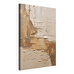 Tableaux Textures abstraites dans des tons terreux doux