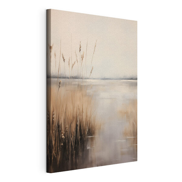 De l'eau, avec de hautes herbes et un plan d'eau Tableaux De l'eau, avec de hautes herbes et un plan d'eau