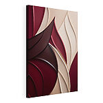 Tableaux Des formes fluides aux teintes chaudes