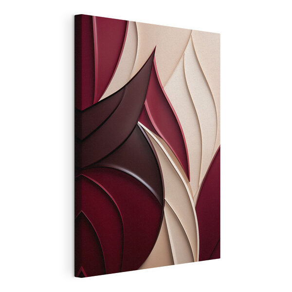 Des formes fluides aux teintes chaudes Tableaux Des formes fluides aux teintes chaudes