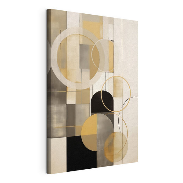 Tableaux Peinture de cercles et de carrés