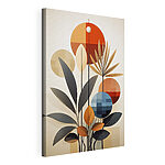 Tableaux Plante avec des feuilles et des cercles