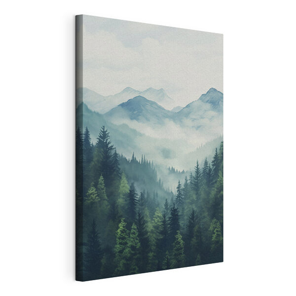 Paysage de montagnes et d'arbres Tableaux Paysage de montagnes et d'arbres