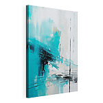 Tableaux Peinture bleue et blanche