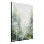Tableaux Peinture représentant des arbres dans le brouillard
