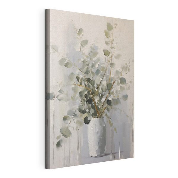 Peinture représentant une plante dans un vase Tableaux Peinture représentant une plante dans un vase
