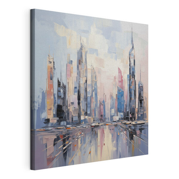 Peinture représentant une ville Tableaux Peinture représentant une ville