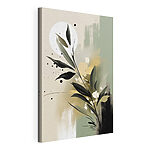 Tableaux Peinture représentant une plante avec des feuilles