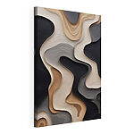 Tableaux Des formes fluides dans des tons ocres