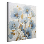 Tableaux Peinture représentant des fleurs sur fond blanc