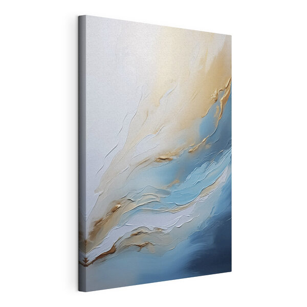 Peinture bleue et blanche Tableaux Peinture bleue et blanche