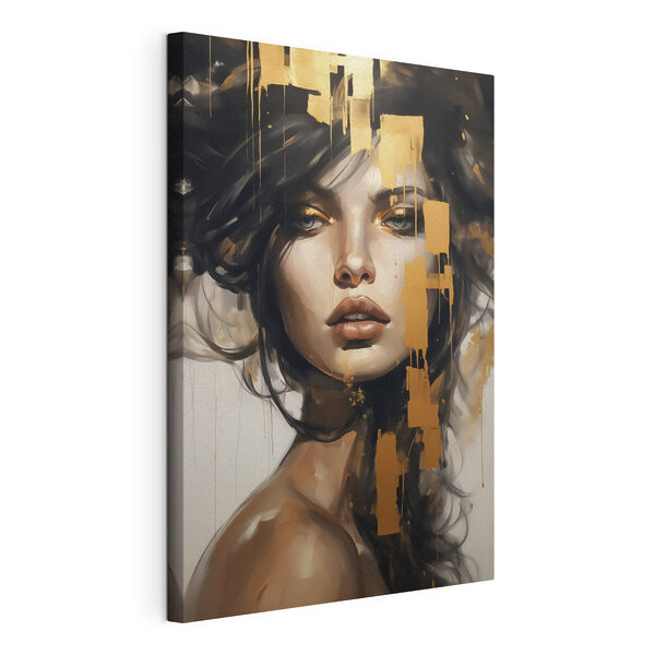 Peinture représentant le visage d'une femme Tableaux Peinture représentant le visage d'une femme