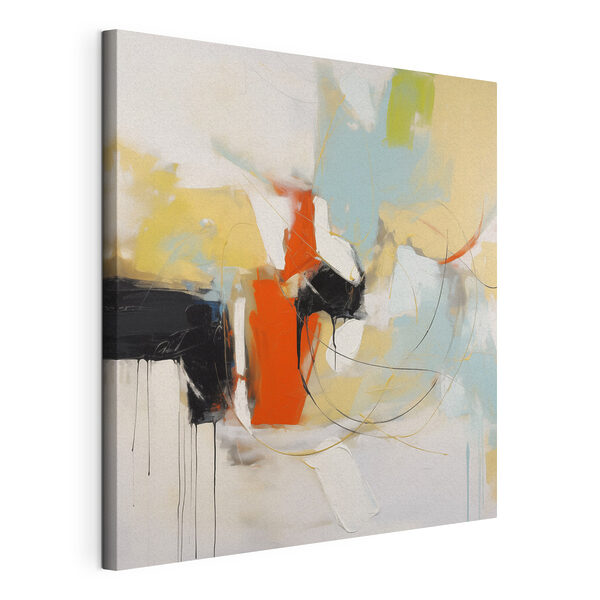 Tableau d'art abstrait aux couleurs vives Tableaux Tableau d'art abstrait aux couleurs vives