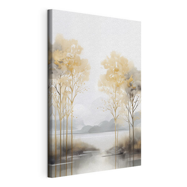 Peinture représentant des arbres et de l'eau Tableaux Peinture représentant des arbres et de l'eau
