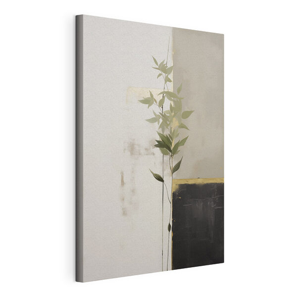 Tableaux Plante poussant contre un mur