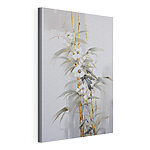 Tableaux Tableau représentant une plante à fleurs blanches