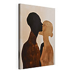 Tableaux Un homme et une femme qui s'embrassent
