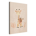 Tableaux Girafe avec un sac à dos
