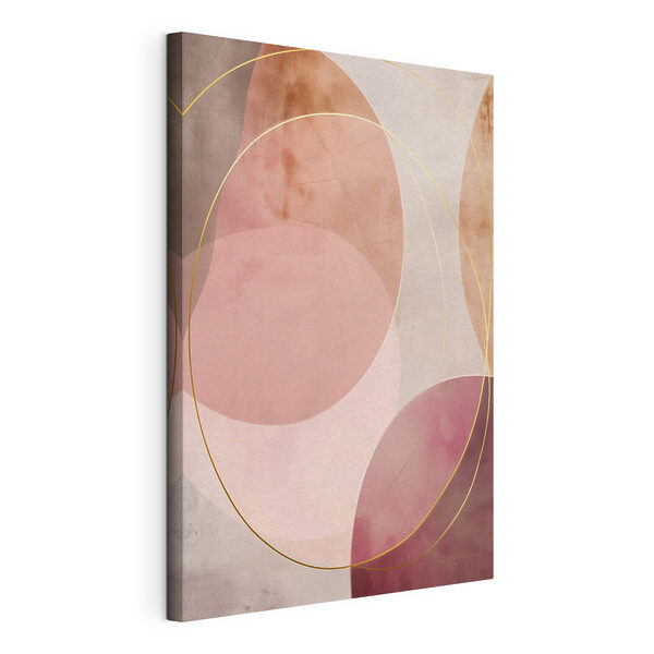 Cercles abstraits aux pastels tendres Tableaux Cercles abstraits aux pastels tendres