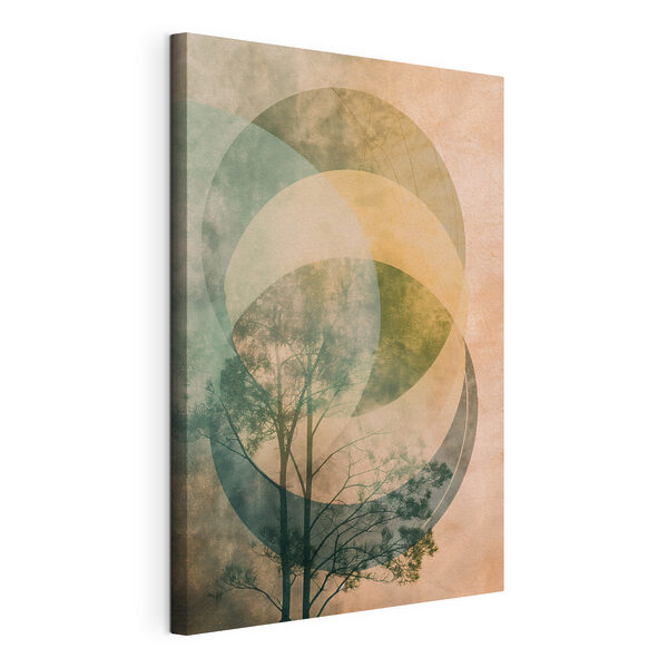 Arbre avec des cercles et un cercle Tableaux Arbre avec des cercles et un cercle