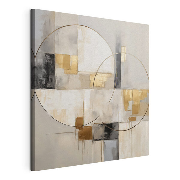 Tableaux Formes abstraites aux tons doux