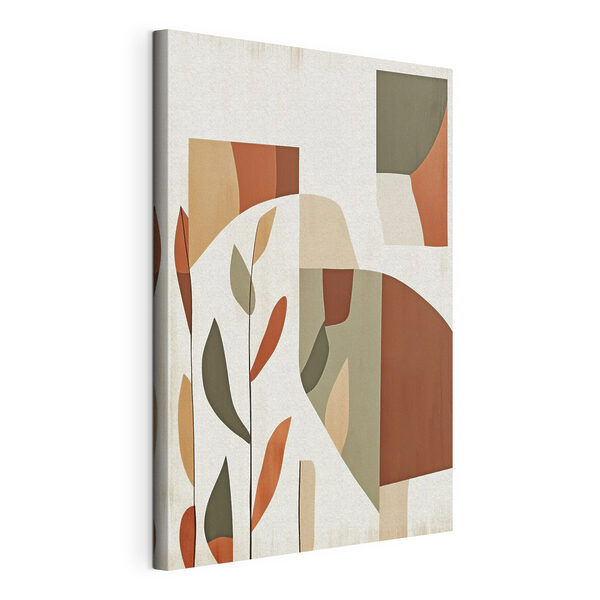 Tableau représentant une femme entourée de feuilles Tableaux Tableau représentant une femme entourée de feuilles