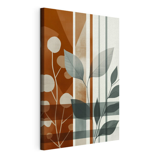 Des formes organiques dans des tons chauds Tableaux Des formes organiques dans des tons chauds