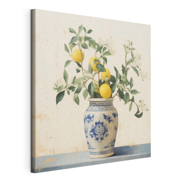 Tableaux Vase contenant des citrons
