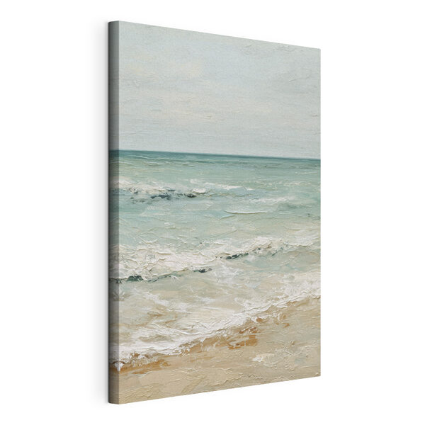 Tableaux Plage avec des vagues et du sable
