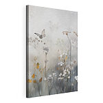 Tableaux Papillon volant au-dessus des fleurs