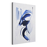Tableaux Peinture bleue et blanche