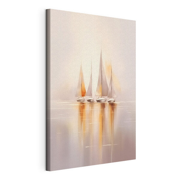Tableaux Groupe de voiliers sur l'eau