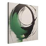 Tableaux Cercle noir et vert