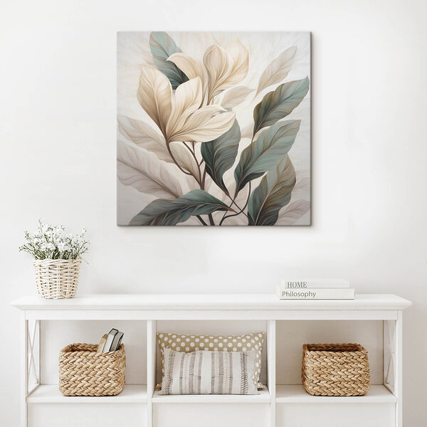 Tableaux Peinture représentant une plante avec des feuilles