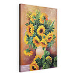 Tableaux Peinture de tournesols dans un vase