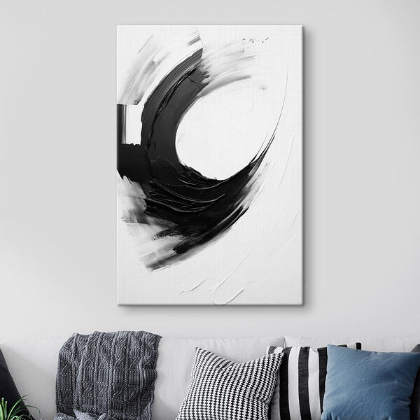 Peinture en noir et blanc Tableaux Peinture en noir et blanc