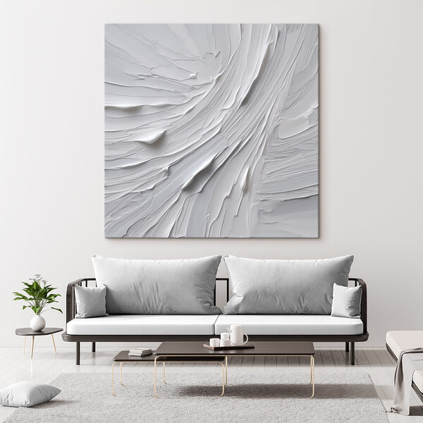 Tableaux Motifs fluides aux teintes douces