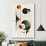 Tableaux Formes abstraites aux couleurs douces